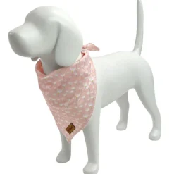 Ollipet City Lux Bandana | Lyserød M. Blomster